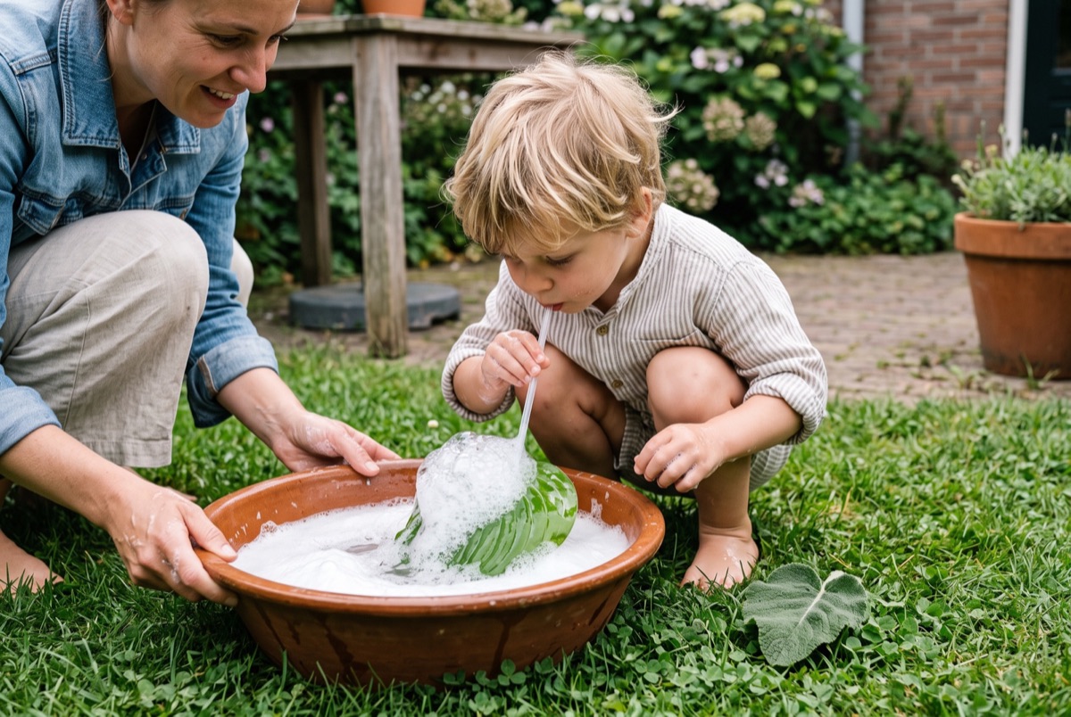 Het grote bladbubbel-experiment