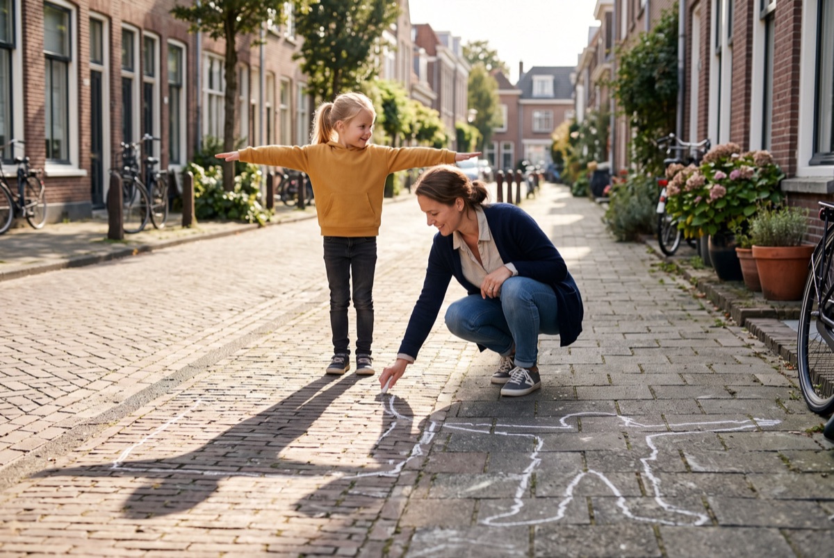 De dansende schaduw van de dag