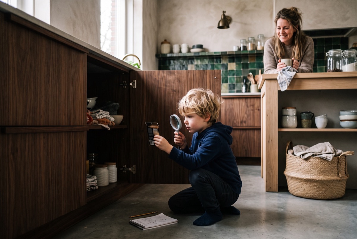 De geheim agent die alle barcodes in huis scant