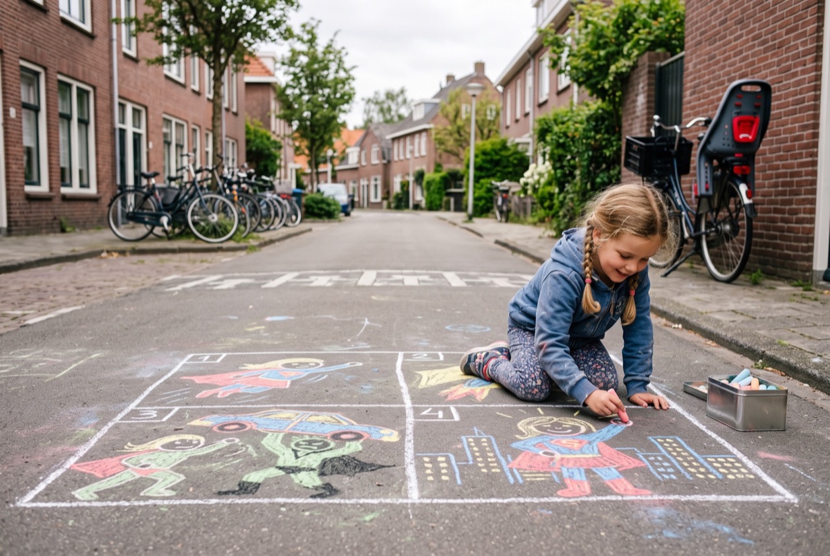 De stoep-superheldenstrip