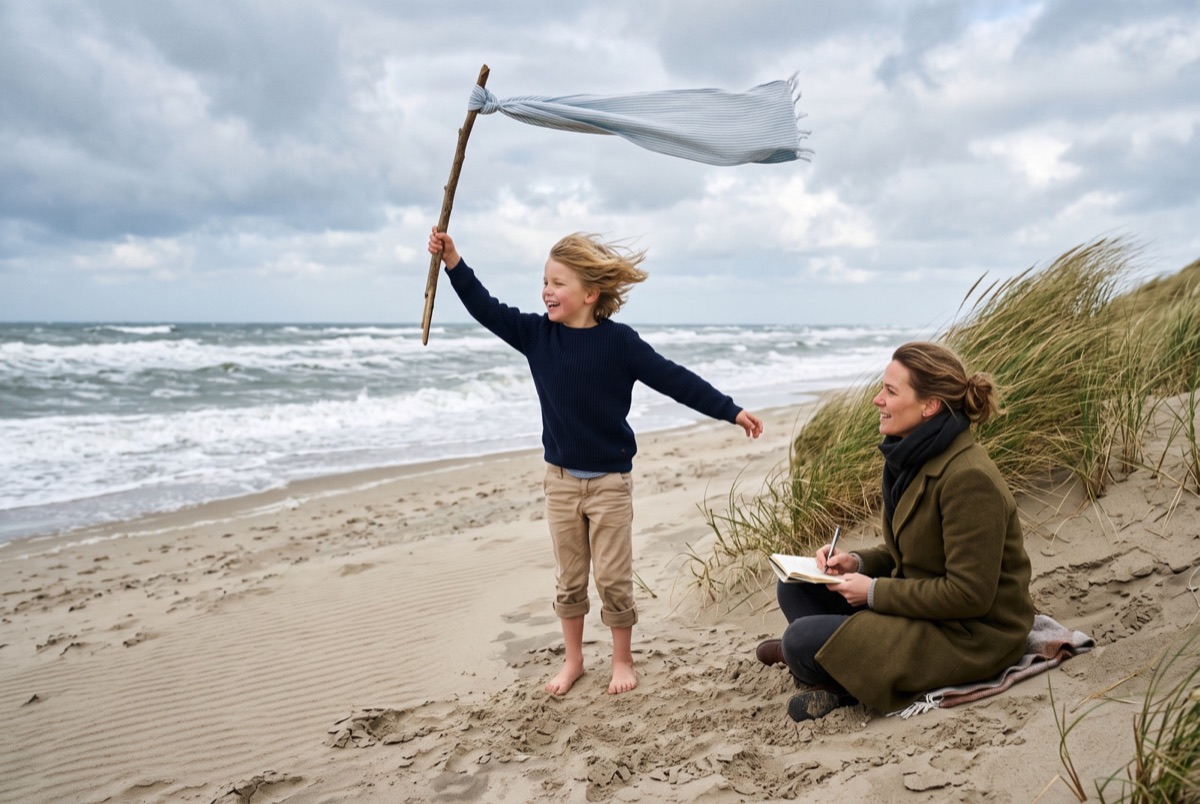 Zelf de wind meten met een sjaal